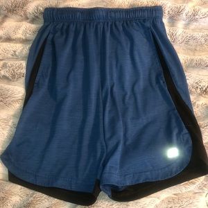 Small Mens Russell blue athletic shorts